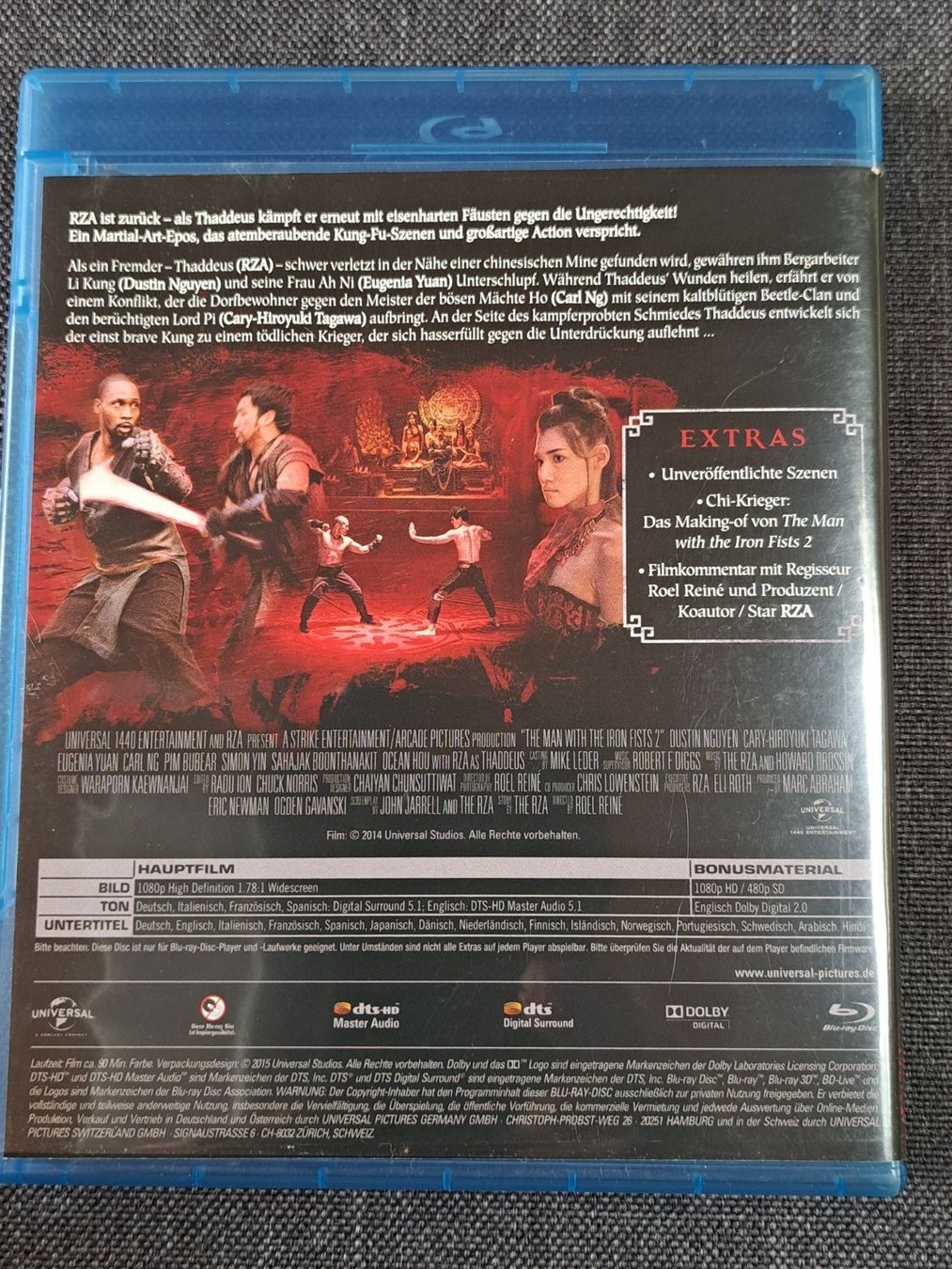Tutti i DVDs: Blu-ray The Man with the Iron Fists 2. UNCUT VERSION – Usato da Unterseen venduto da Kanica 1