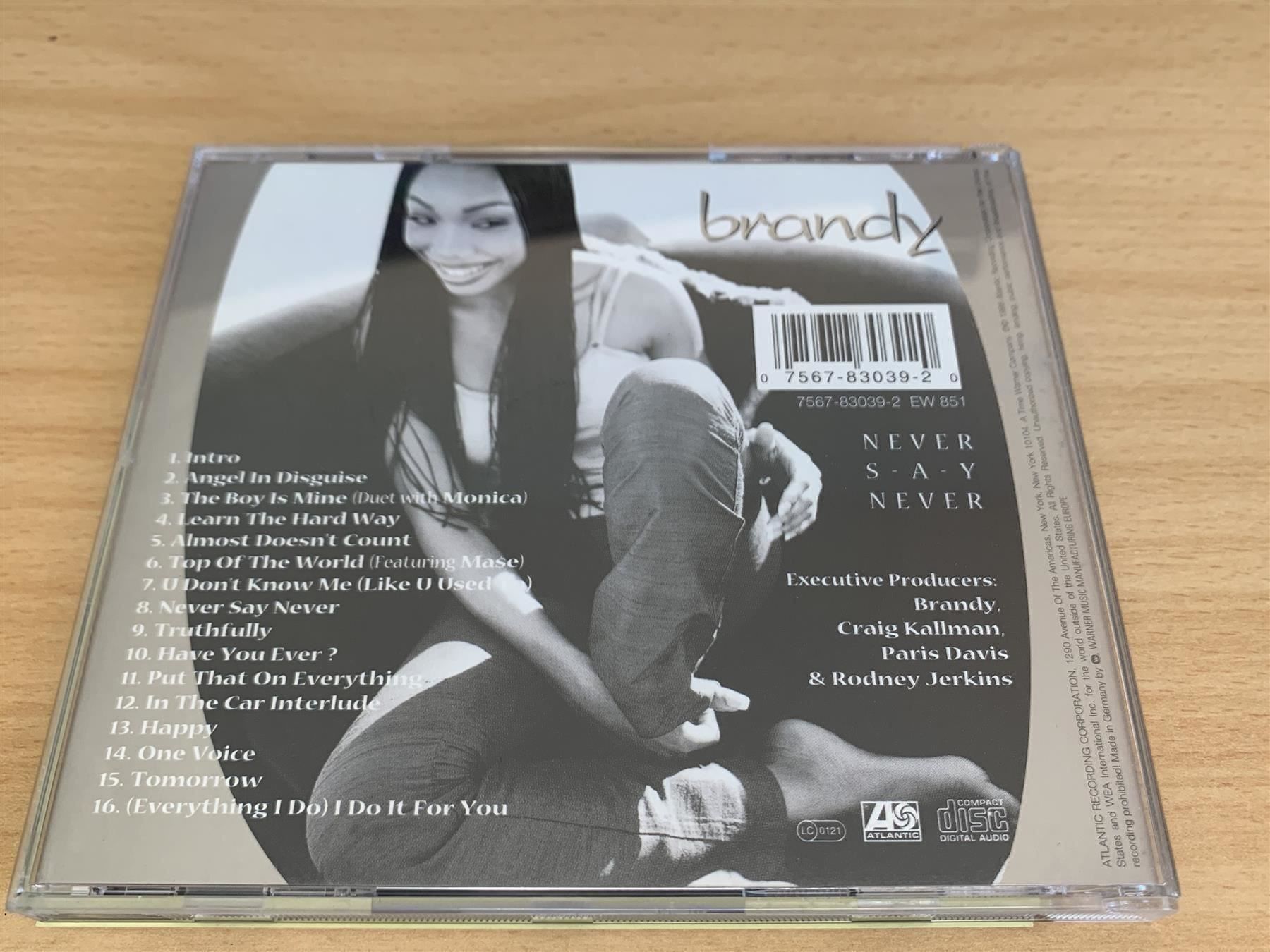 CD: Brandy – Never Say Never – Usato da Rikon im Tösstal venduto da Alpenmutz 1