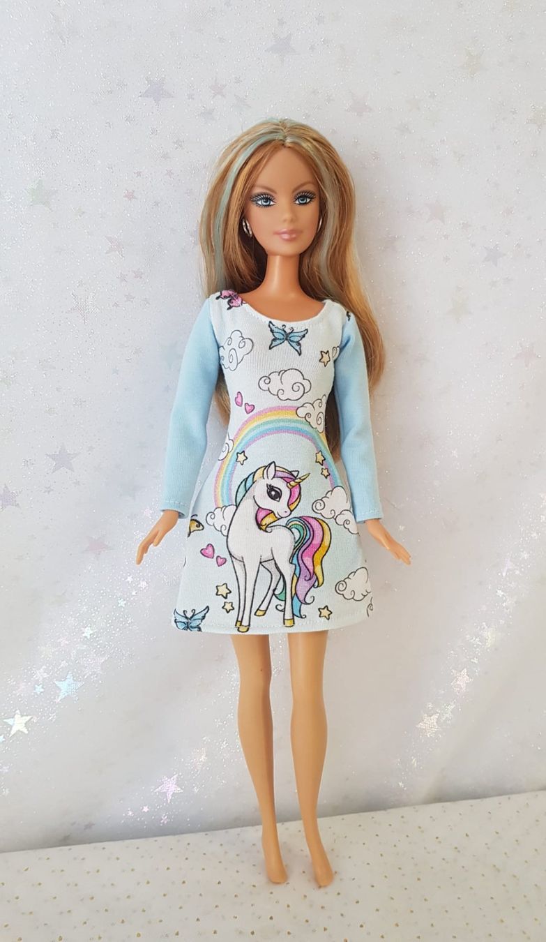 Bambole: Barbie Kleid – Nuovo (secondo la descrizione) da Lachen SZ venduto da Sakura4hime 2