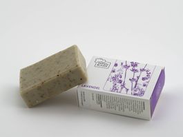 Lavendel Seife - zuerst mal in den Kasten legen