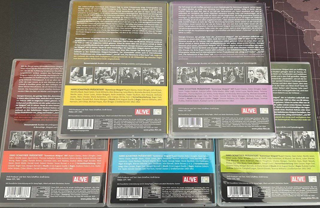 Tutti i DVDs: Komissar Maigret - Komplette Serie – Usato da Beringen venduto da Mantafisch1 1