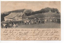 Gruss von der FARNER ALP ob Wald, Besitzer J. Hess
