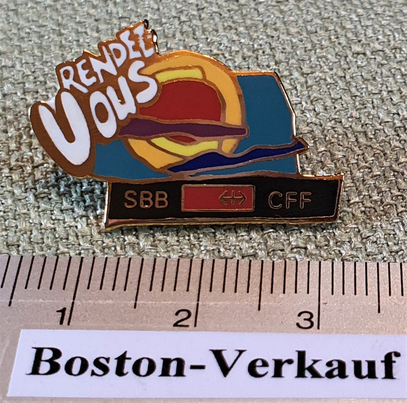 Spille: B071 - Pin SBB CFF Rendez Vous – Usato da Reinach BL venduto da Boston-Verkauf 1