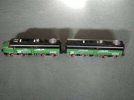 Aristokraft A und B Einheit Burlington Northern Spur G LGB