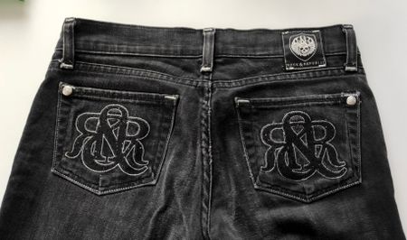 Vintage Rock & Republic Jeans mit Kristallen Grösse 25