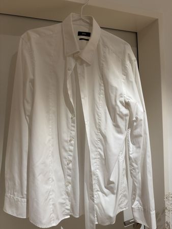 Hugo Boss Herren Hemd weiss Grösse 42/L