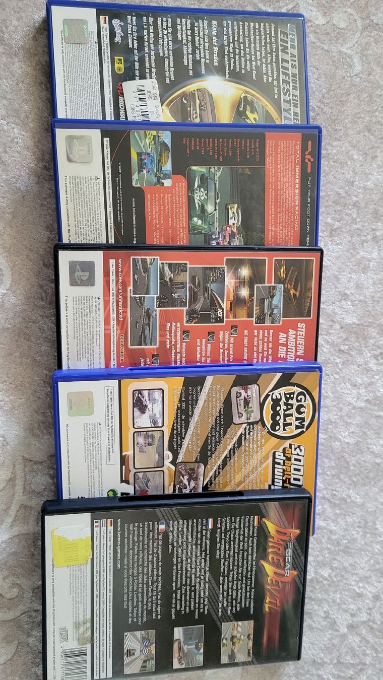 Spiele: Playstation 2 Spiele Set.5x Kompl.mit Anleitung. – Gebraucht aus Biel/Bienne von Retrohr 4
