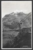 Luftseilbahn mit Blick auf Engelberg Hotelstempel