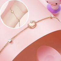 Hello Kitty: 1 bracelet couleur rose gold