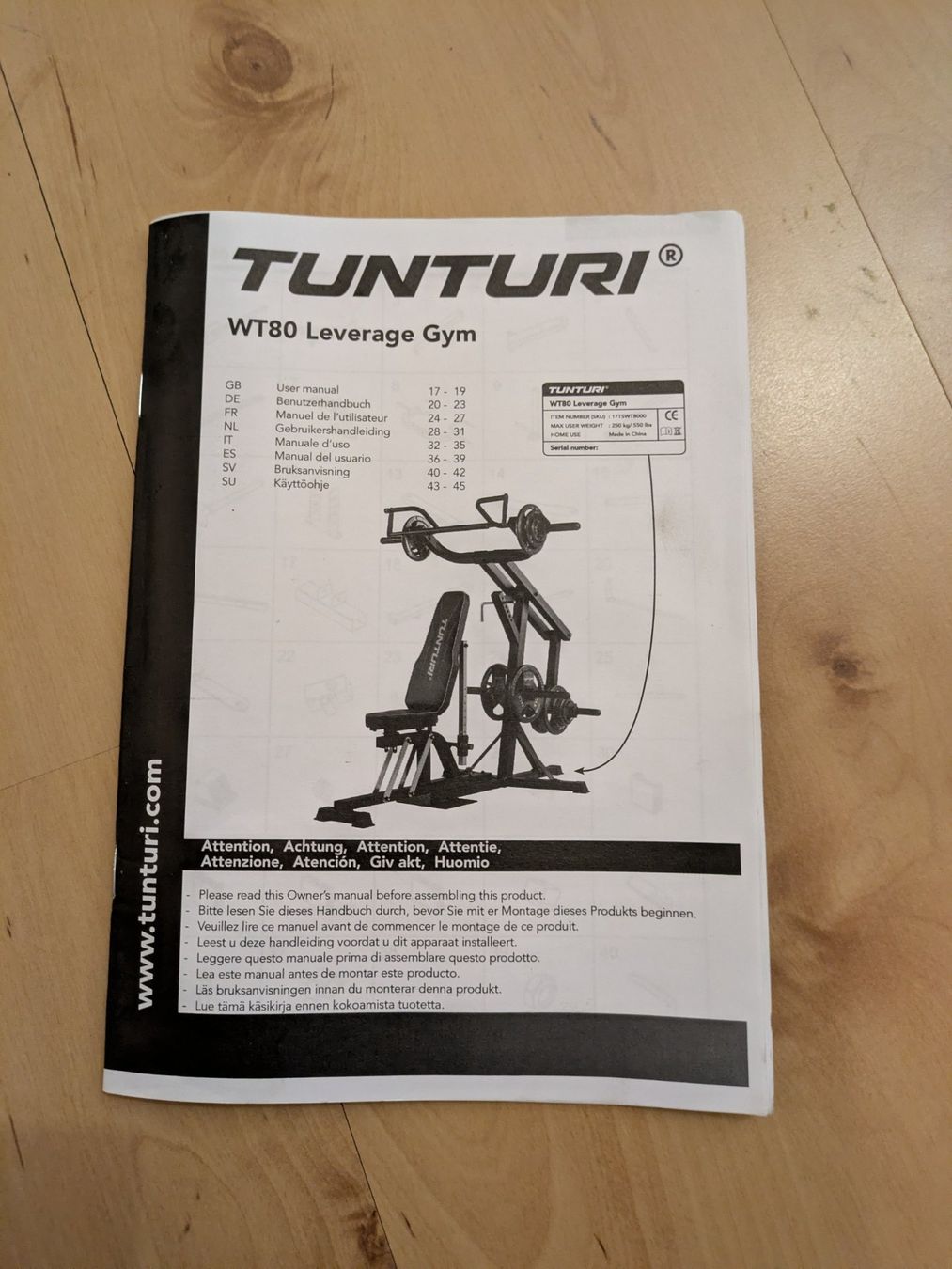 Tunturi Hometrainer: Neue Tunturi WT 80 Kraftstation mit 90 KG Gewichten – Neu (gemäss Beschreibung) aus Besenbüren von saschalaeubli 9