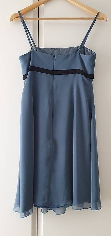 Vestiti: Blaues Coktailkleid mit Strassschleife – Usato da Reichenburg venduto da Rednim1987 2