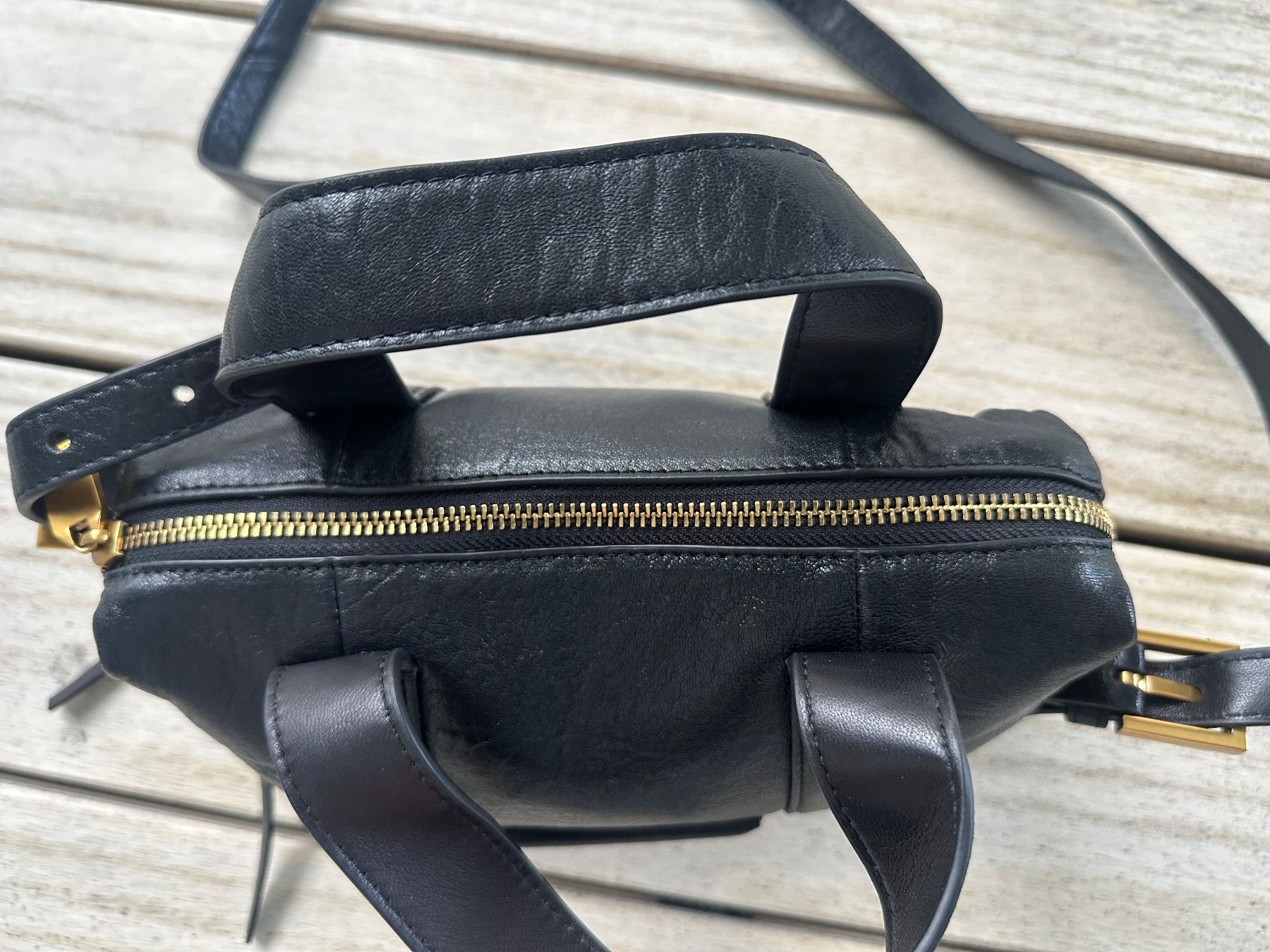 Allsaints Borse: ALLSAINTS Leder Umhängetasche, schwarz, neu – Nuovo (secondo la descrizione) da Winterthur venduto da sima17 7