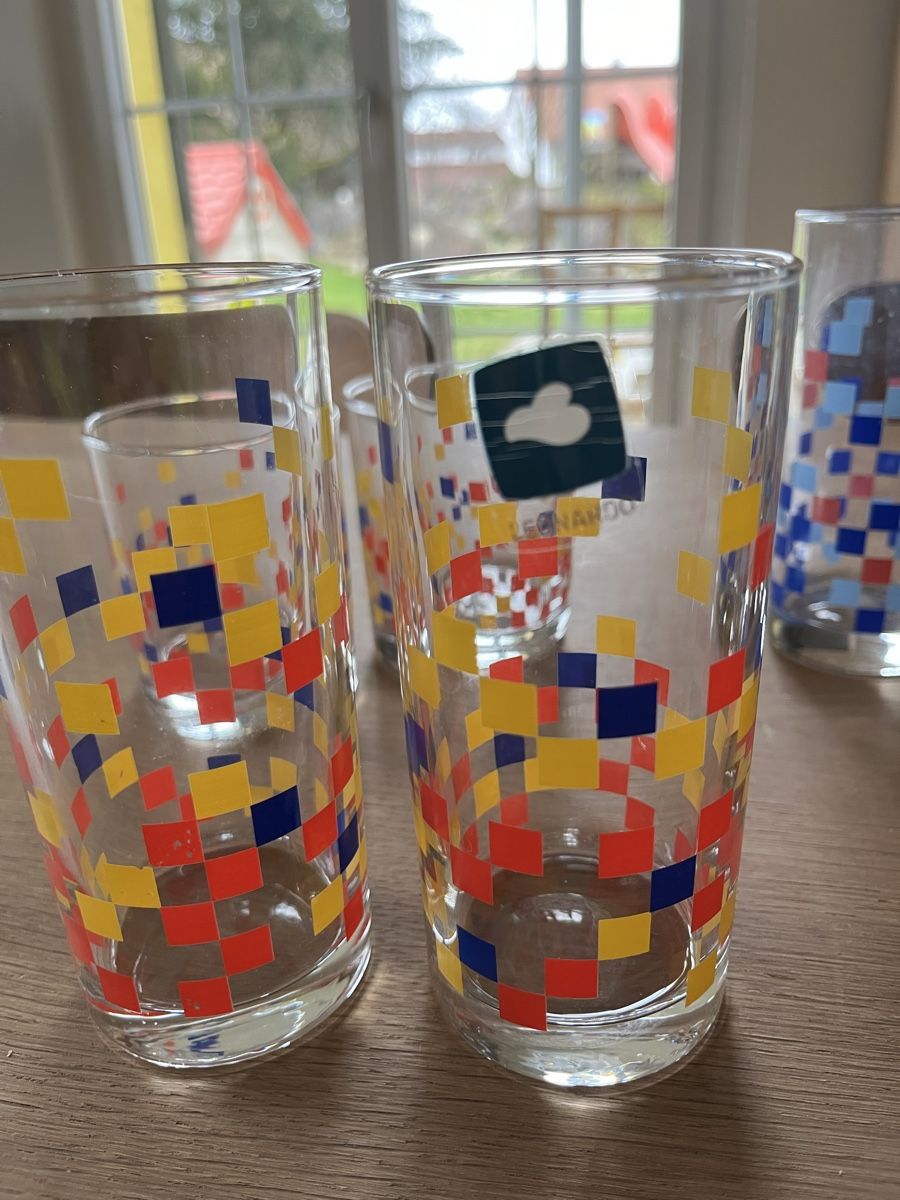 Bicchieri: 6 x LEONARDO Trink Glas – Usato da Wolfwil venduto da NewGirl 2