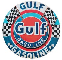 GULF -   Blechschild  (neu/OVP)