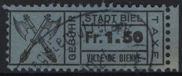 1.50 Fr. Fiskalmarke der Gemeinde BIEL / BIENNE