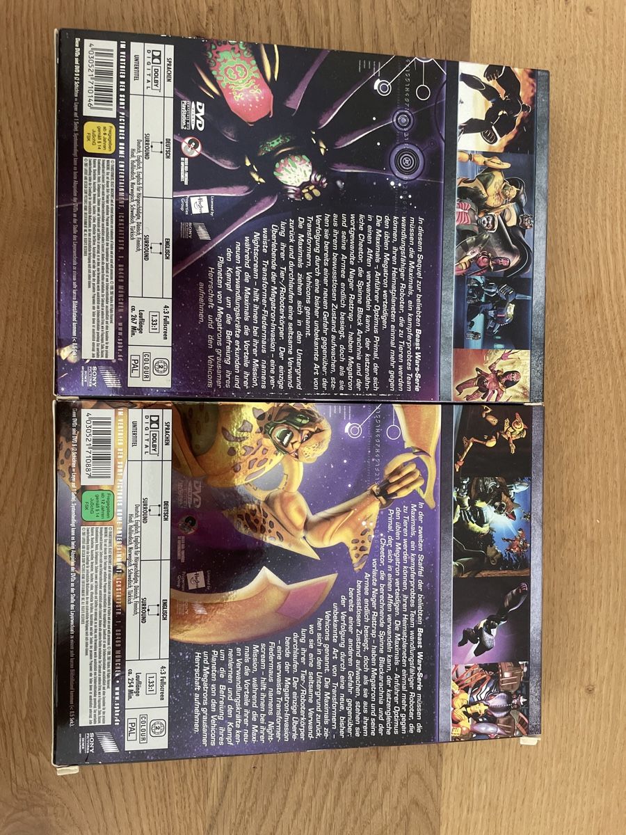 Tutti i DVDs: Transformers Beast Machines Komplette Serie DVD – Usato da Hagendorn venduto da masterchieff 1