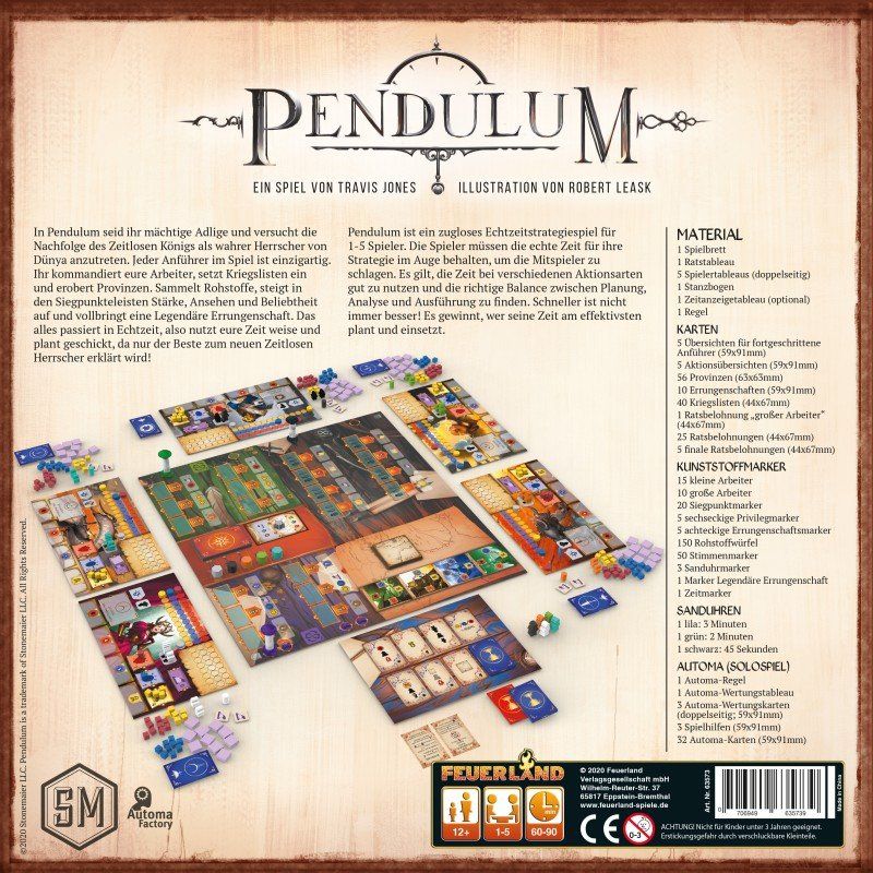 Spiele: Spiel Pendulum – Neu und originalverpackt aus Uster von Ludit 2