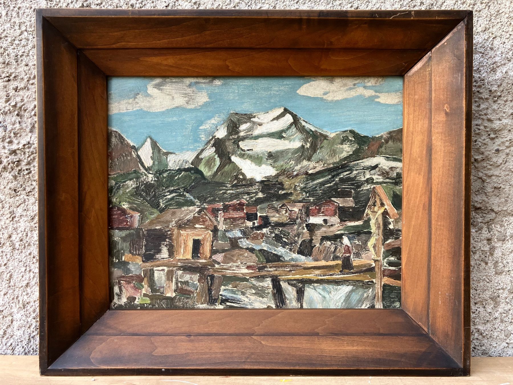 Gemälde: Berglandschaft in Öl – Gebraucht aus Wetzikon ZH von artefix