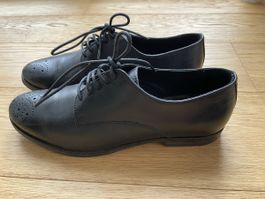 Varese edle Schnürschuhe schwarz Gr. 39