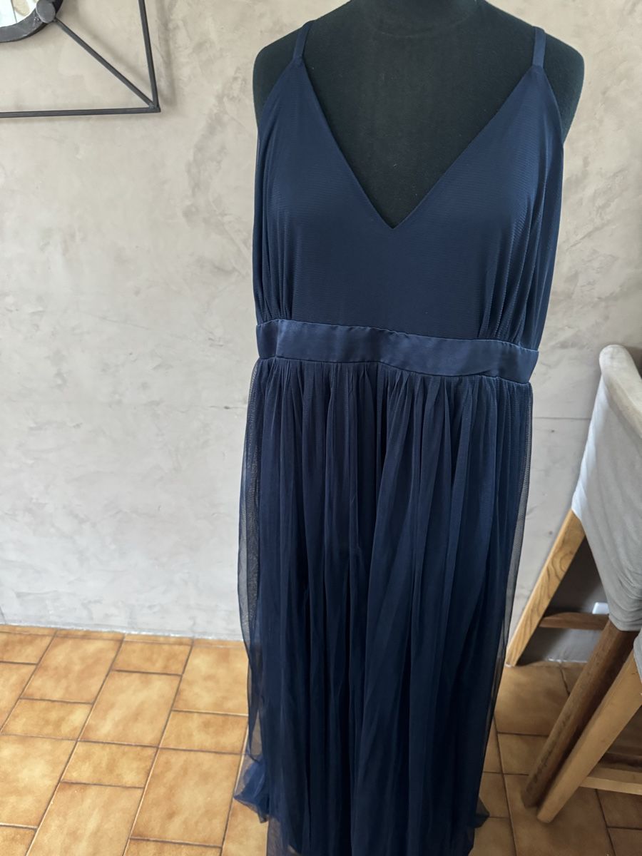 Kleider: Robe bleu Taille Anaya Taille 44 Marina – Neu und originalverpackt aus Veyrier von kimedovapa