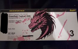 GREENFIELD 3-TAGESPASS 2026 EARLY BIRD