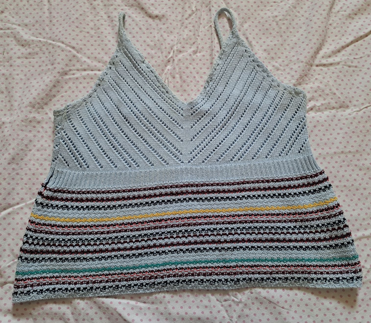 Top: Top Grösse S/M StrickTop Spaghettitop – Usato da Zürich venduto da dph_r9t2 2