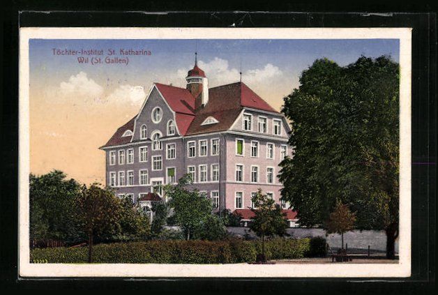Ansichtskarten: AK Wil, Töchter-Institut St.Katharina – Gebraucht aus Berlin von bartko-reher