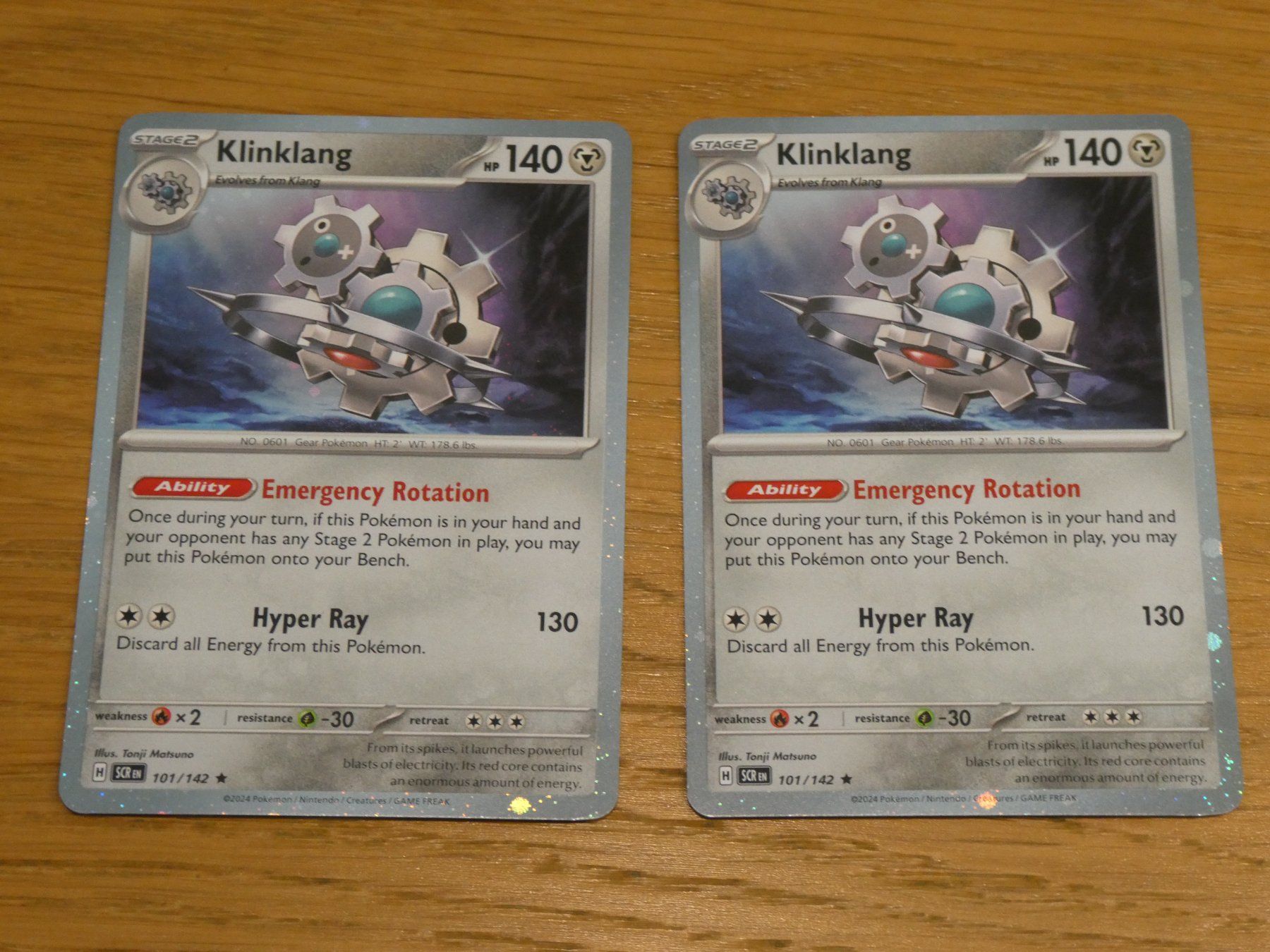 Pokémon Carte collezionabili: Pokemon Klinklang Cosmo Swirl – Usato da Luzern venduto da thomasdj