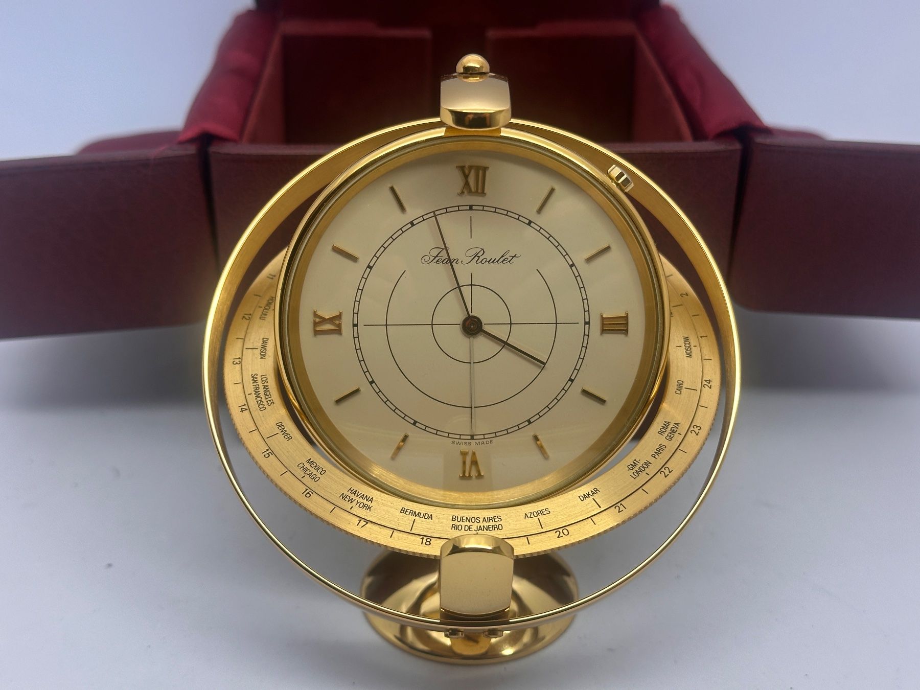 Orologi: Jean Roulet Tischuhr – Usato da Brüttisellen venduto da AlphaOmega05