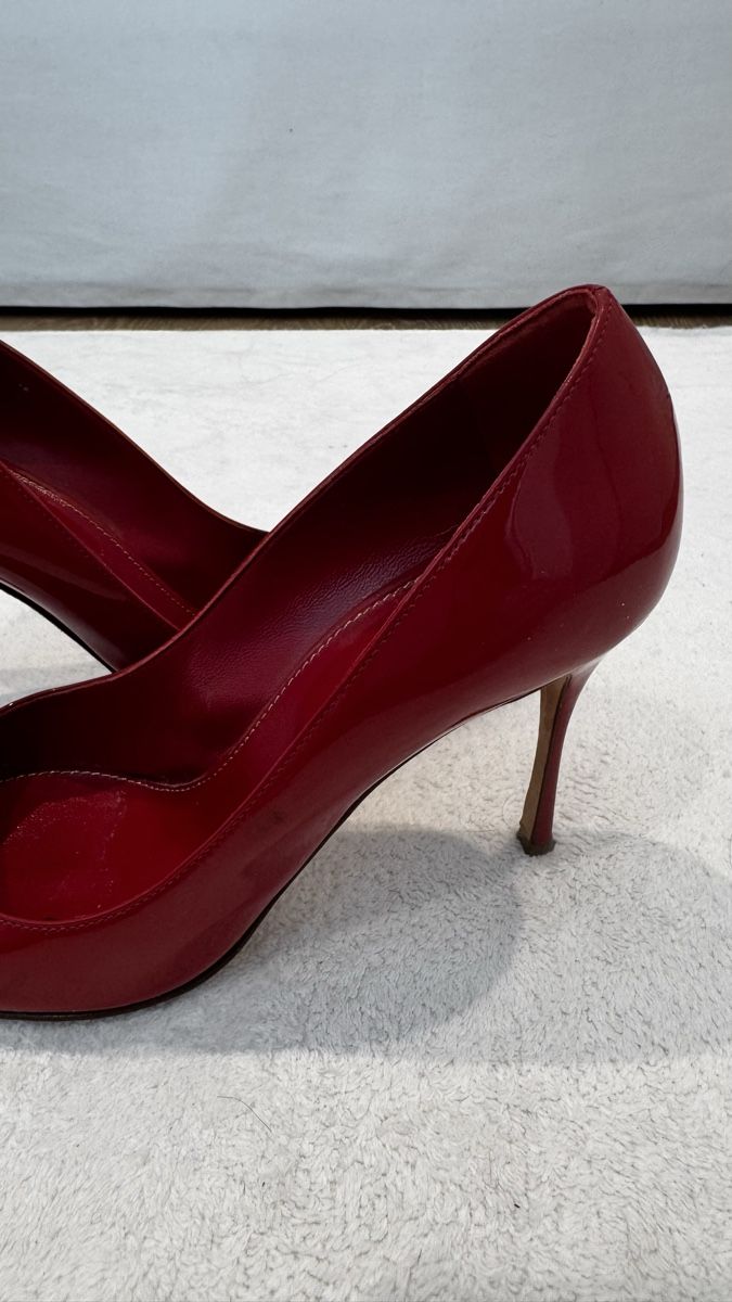 Sergio Rossi Scarpe da donna: Decolleté rosse Sergio Rossi, eleganti – Usato da Corseaux venduto da zetajones01 6