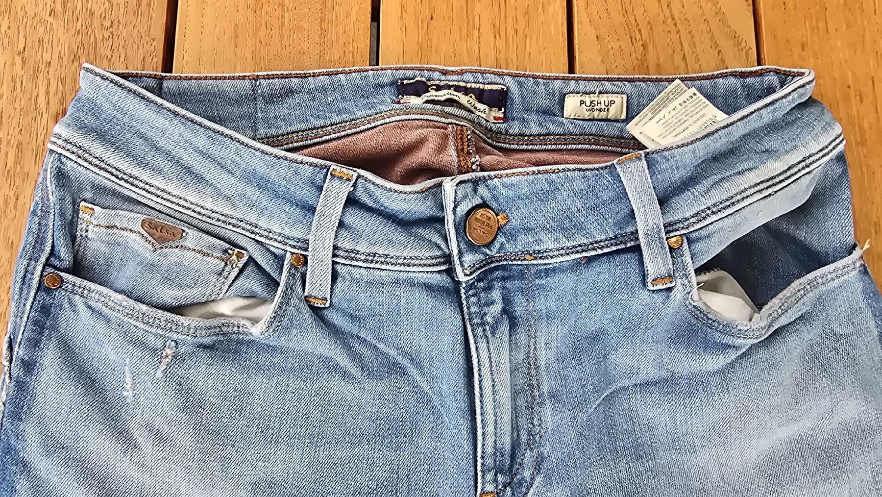 Jeans: Salsa Jeans Push-Up hellblau Grösse 36 – Usato da Amlikon-Bissegg venduto da Schnuefeli4 2