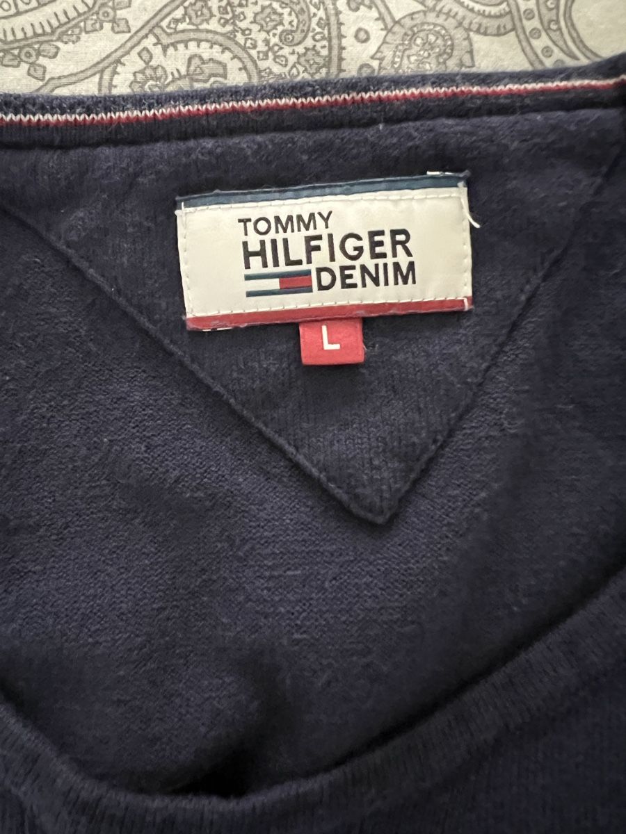Tommy Hilfiger Maglioni & Felpe: Tommy Hilfiger Denim Pullover, navy, Gr. L – Usato da Wädenswil venduto da crazysailor 2