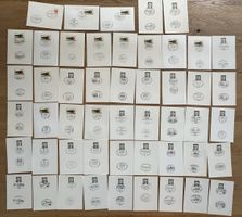 Deutschland - 50x EISENBAHN Stempelsammlung Sonderstempel