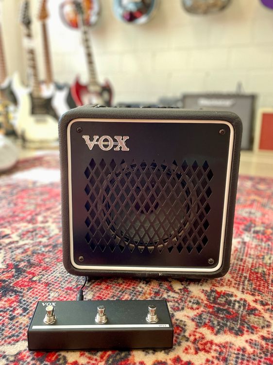 Ampli Combo VOX Mini GO 10 - 10W Avec Effets Et Rythmes - Pour Guitare Et Voix - Couleur Iron Blue
