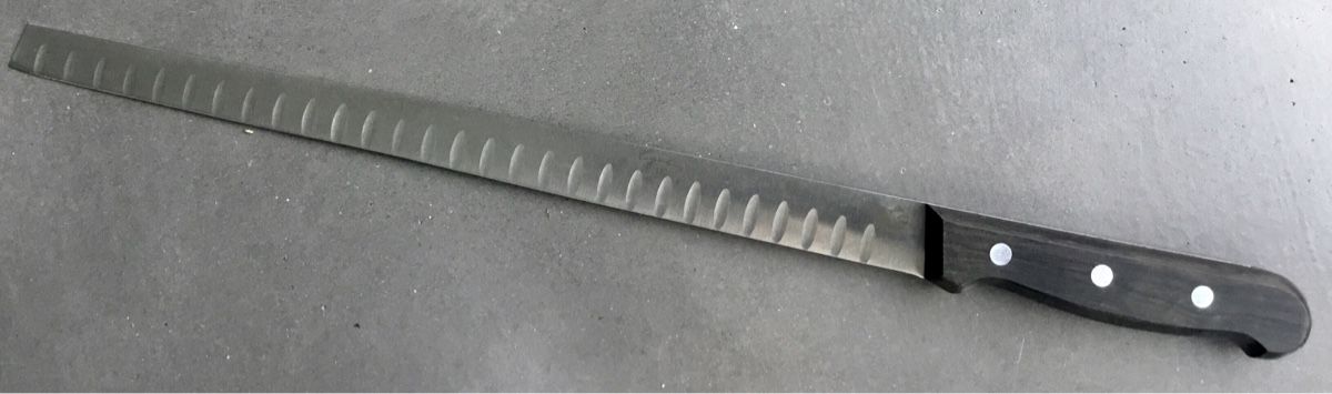 Victorinox Küchenmesser: VICTORINOX Lachsmesser mit Holzgriff – Neu (gemäss Beschreibung) aus Eggersriet von Wiese61