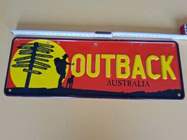 Outback Australia Souvenir Blech