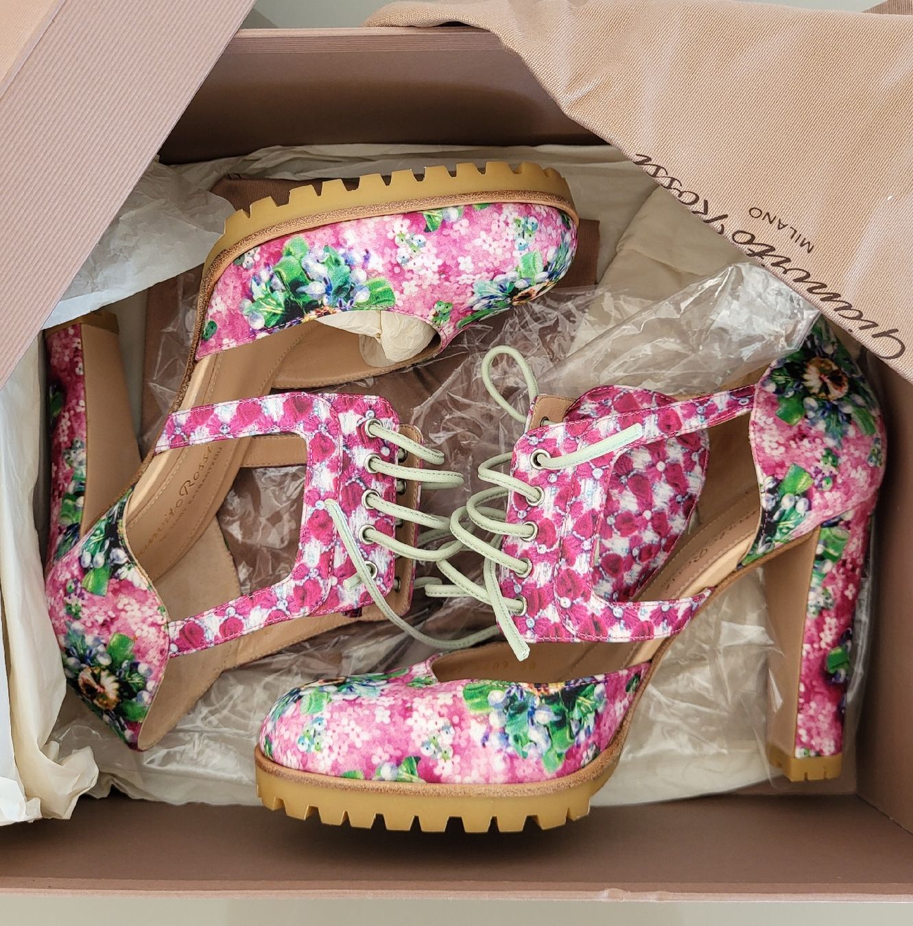 Gianvito Rossi Scarpe da donna: Gianvito Rossi x Mary Katranzou, IT 39 – Nuovo (secondo la descrizione) da Freienbach venduto da cri_9kly 3