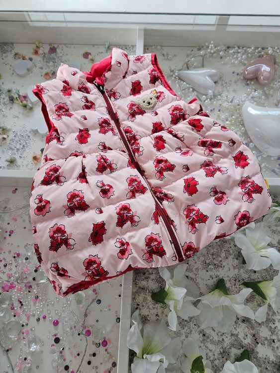 Steiff Baby Weste Für Mädchen - Mit Teddybär Motiv