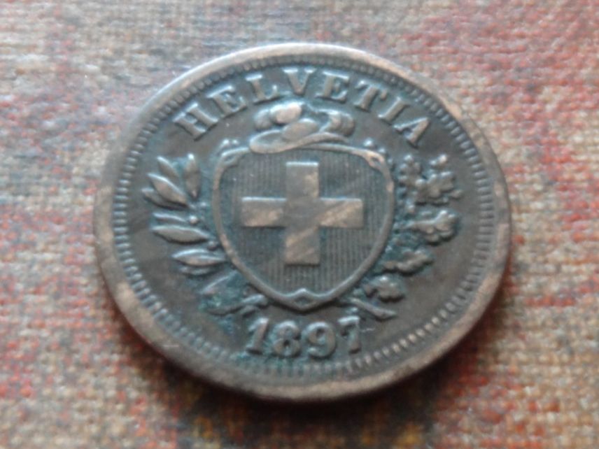 Tutti le monete: 1 Rp. 1897  (A) – Usato da Romanel-sur-Lausanne venduto da Swift13