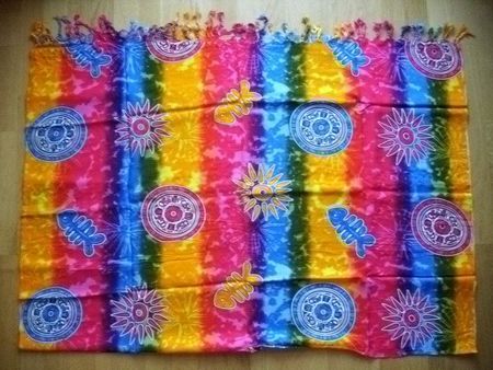 Batiktuch - Sarong - Pareo - Strandtuch - Wickelrock