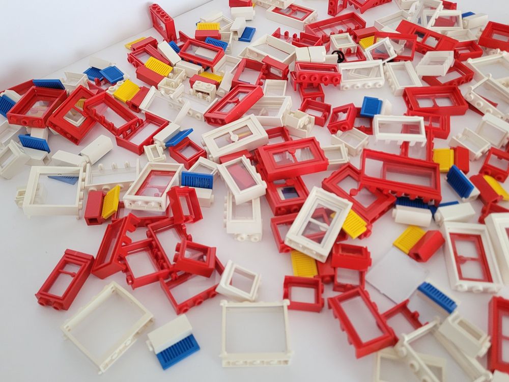 Grand Lot Fenêtres LEGO Vintage Rouge & Blanc...... 5