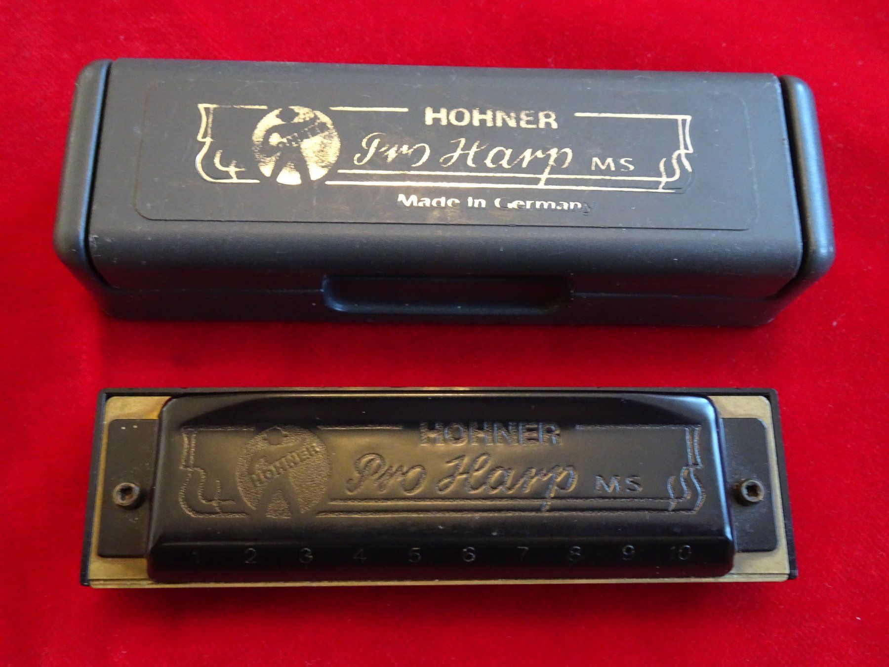 Hohner Strumenti musicali: HOHNER Mundharmonika Pro Harp MS – Usato da St.Gallen venduto da Diva021 1