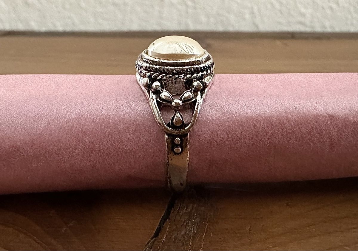 Bagues: Vintage Ring mit Perle – D'occasion à Otelfingen par Jupi07