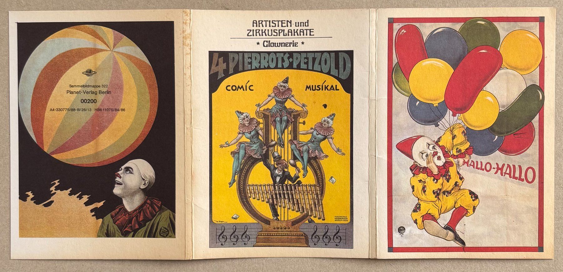 Cartoline postali: CLOWN ANSICHTSKARTEN 12 STÜCK NEU – Usato da Ostermundigen venduto da Wyatt-Earp 4