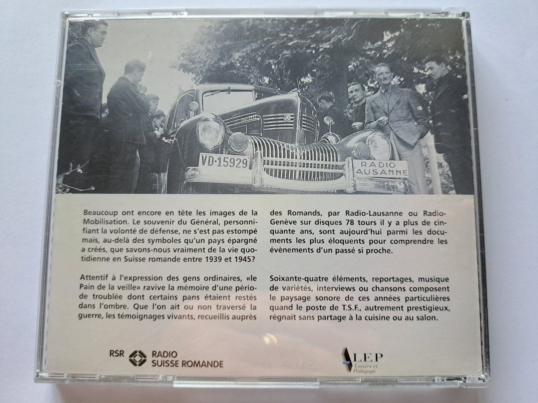 CD: CD Audio RSR Le pain de la veille – Usato da Pully venduto da bro_n52j 1