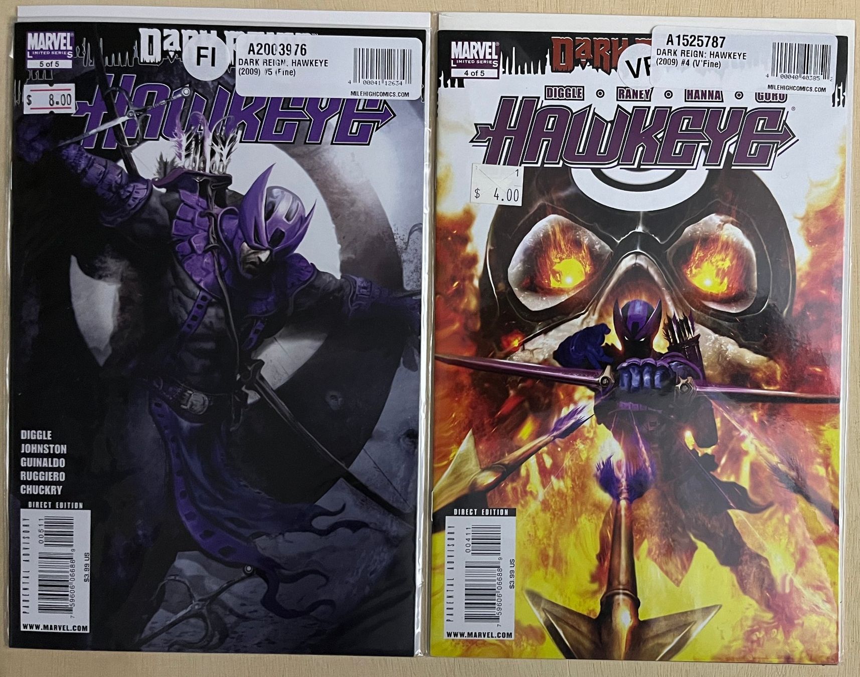 Comics: Dark Reign: Hawkeye, US Comics, Miniserie – Gebraucht aus Seengen von Boerni64 2