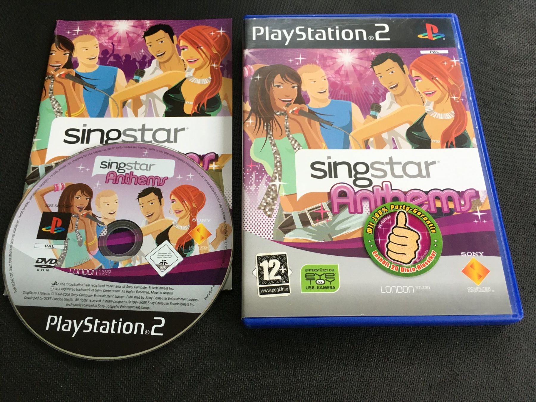 Sony Giochi: Singstar Anthems - PS2 Playstation 2 – Usato da St.Gallen venduto da sjosjo