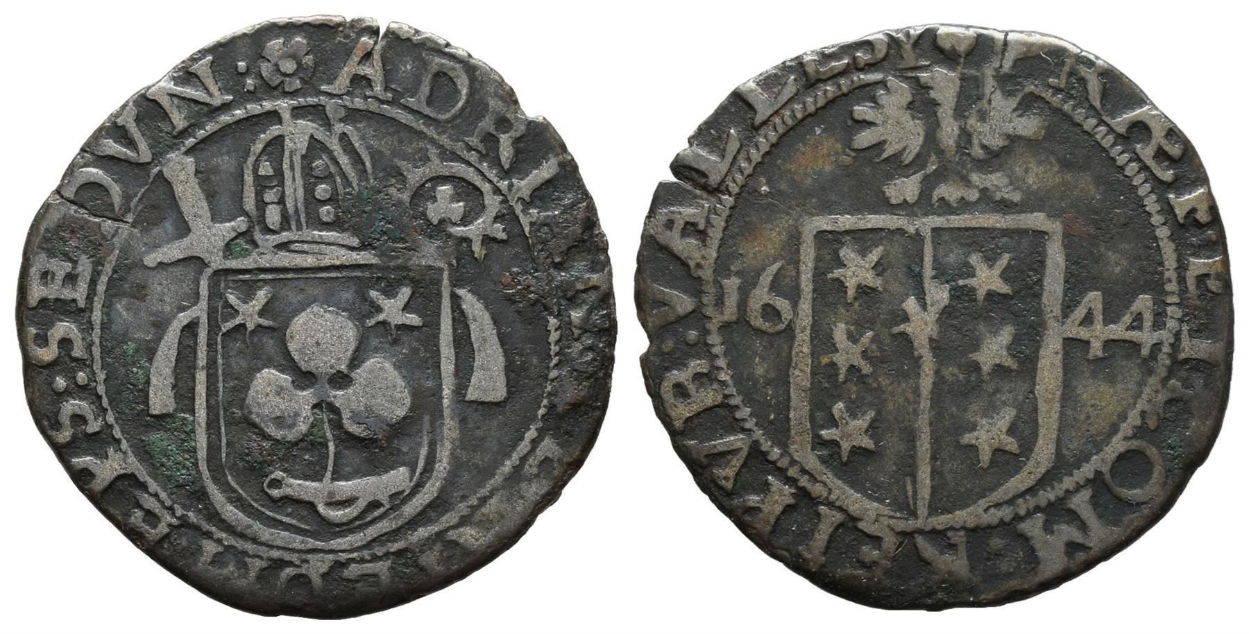 Tutti le monete: Wallis Batzen 1644 , 2-1057a  /33 – Usato da Trimbach venduto da Solothurn1