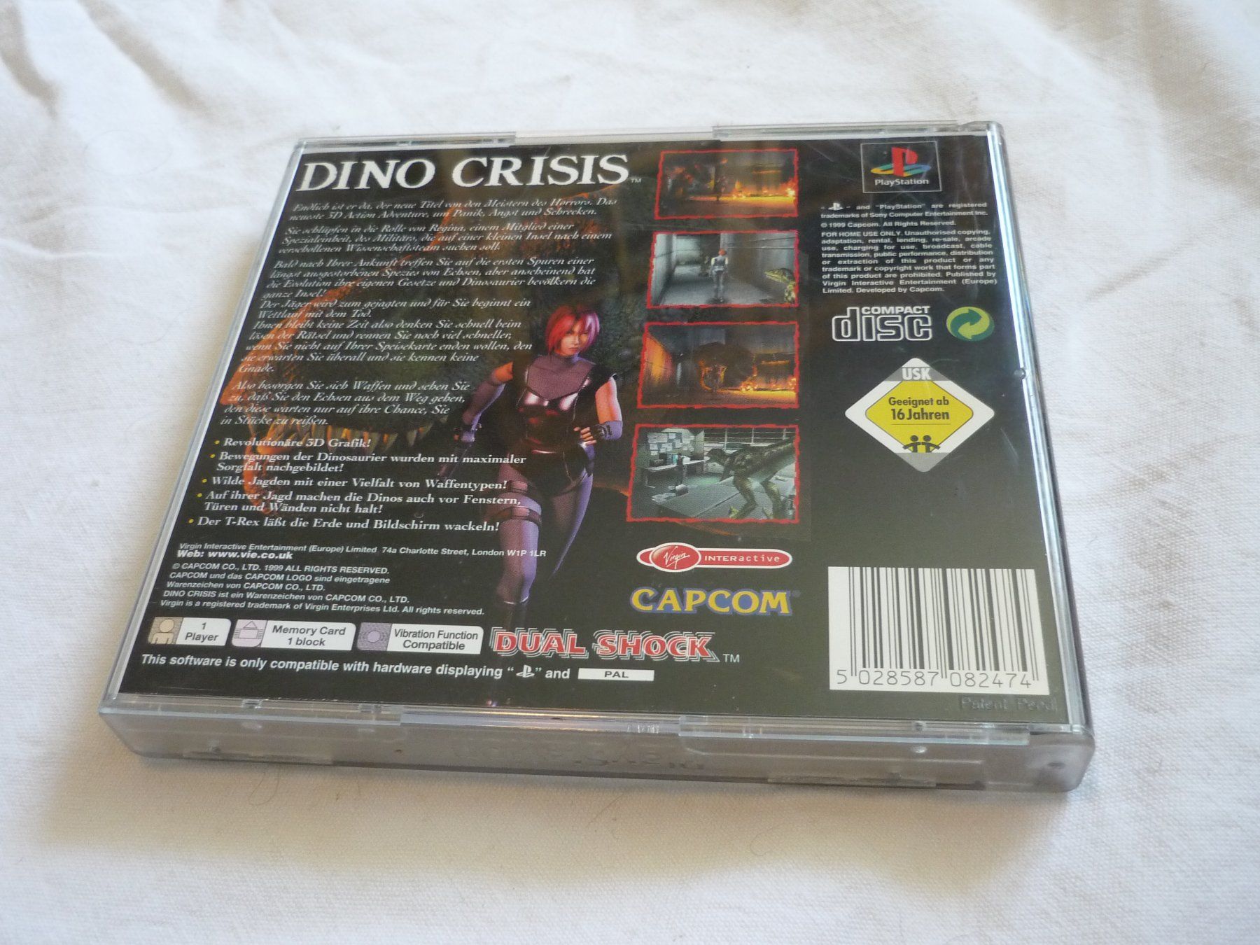 Sony Giochi: Videospiel - PS1 Playstation - Dino Crisis – Usato da Beringen venduto da zzRegal 2