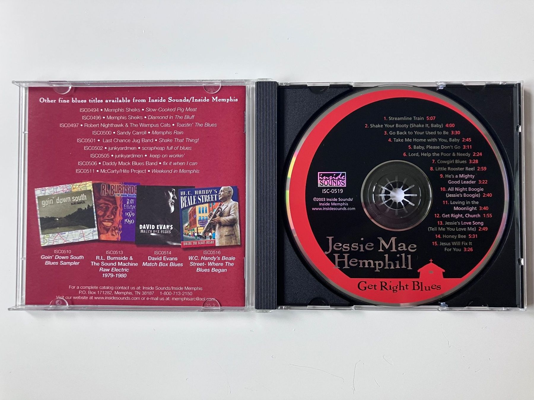 CD: Jessie Mae Hemphill – Get Right Blues CD – Usato da Luzern venduto da Madvibe 1